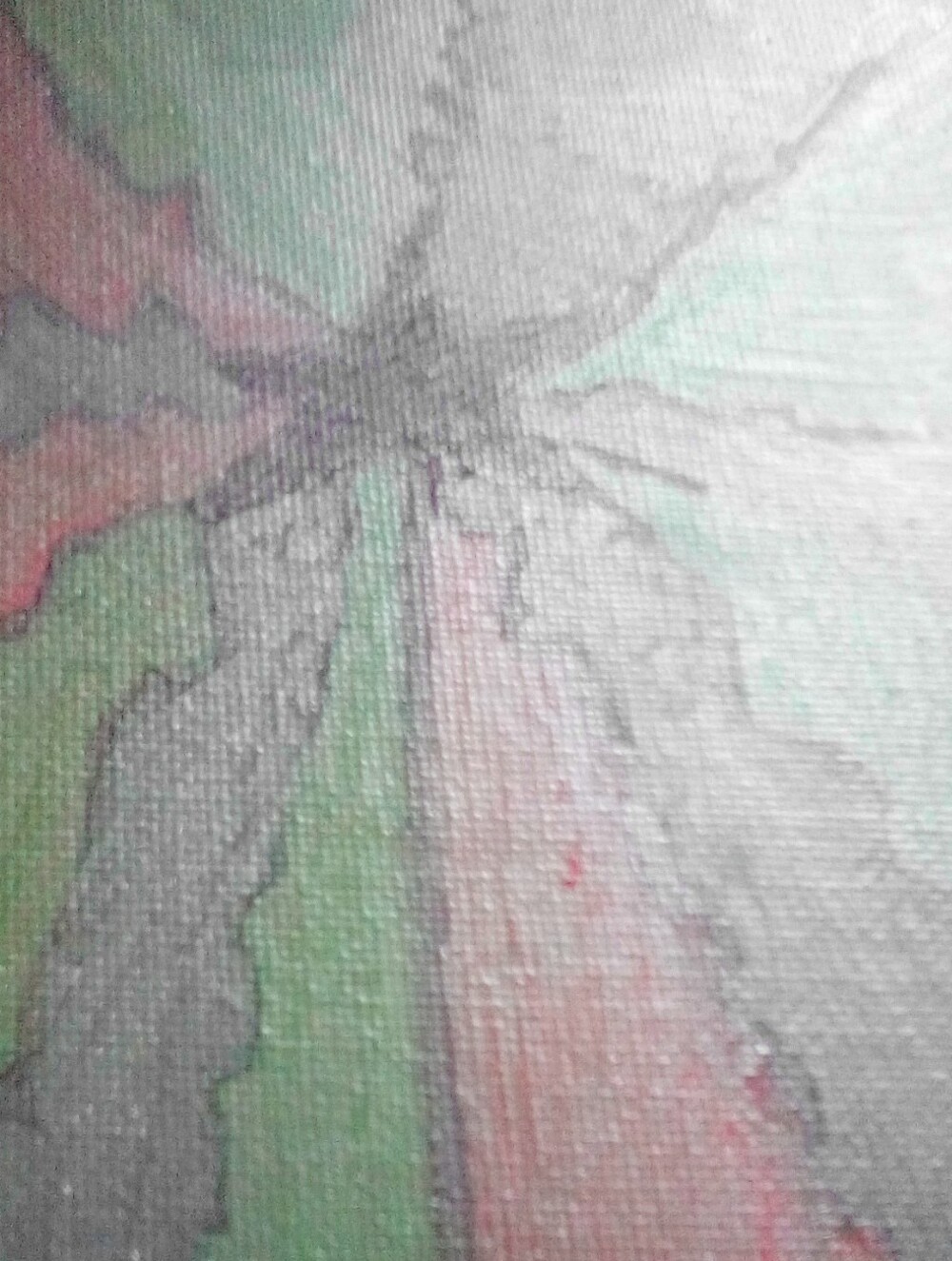 Bella Canvas green pink gray abstract holiday tee